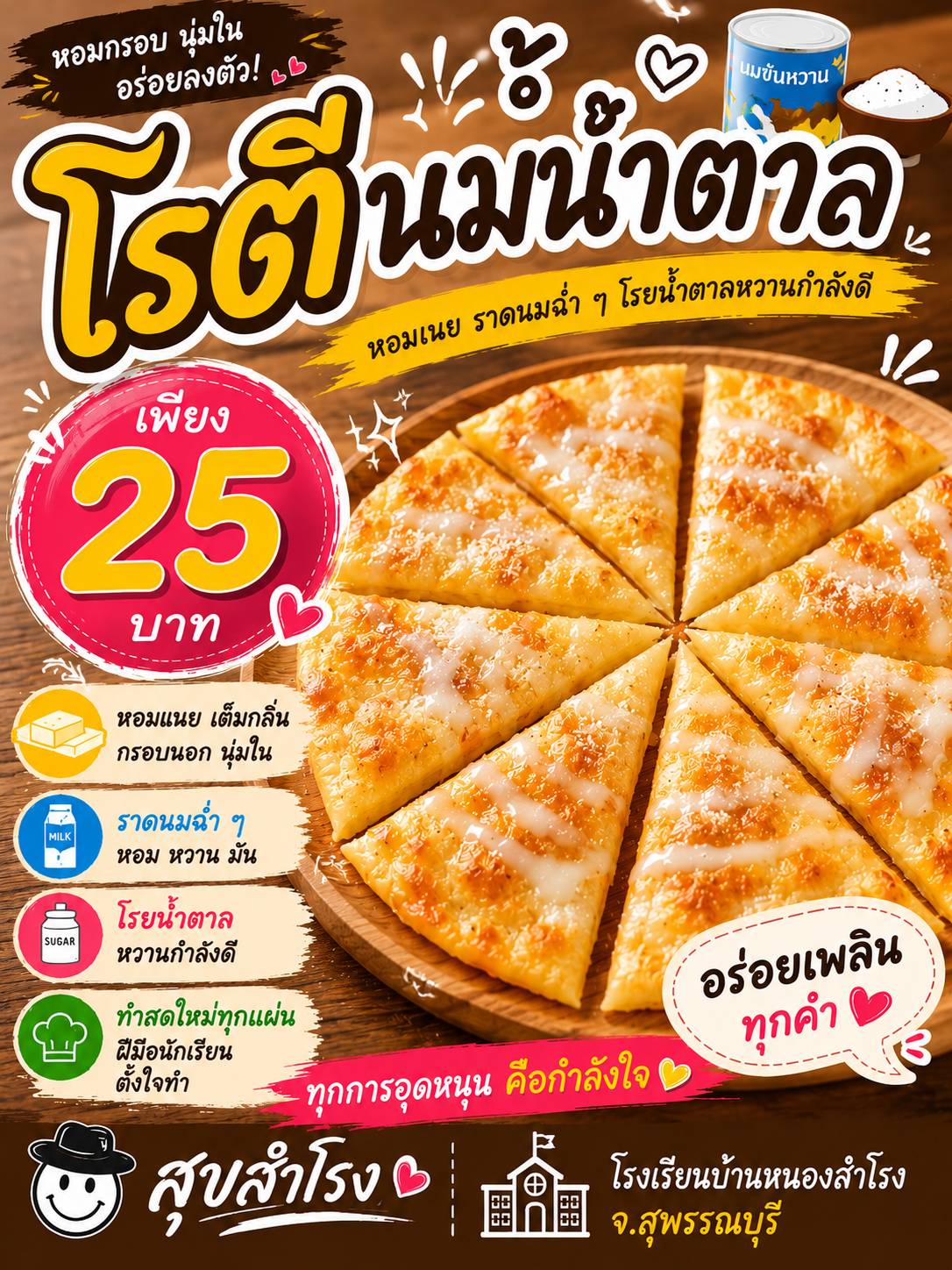 โรตีนมน้ำตาล
