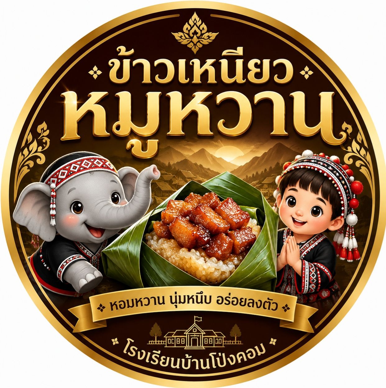 ข้าวเหนียวหมูหวาน