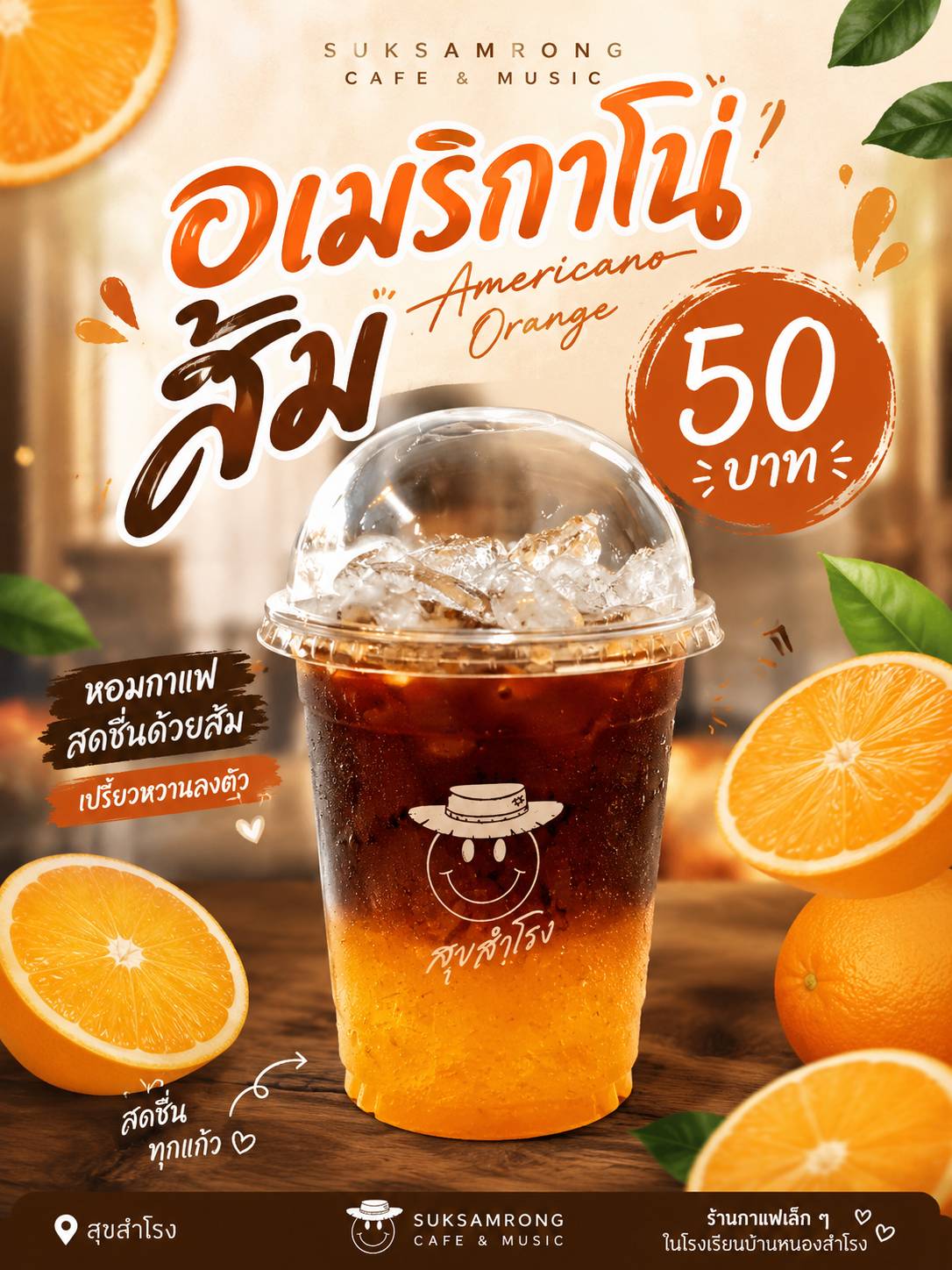 อเมริกาโน่ส้ม